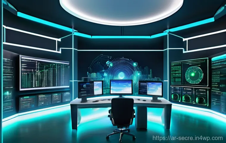 클라우드 보안 아키텍처의 중요성 - **Prompt for Secure Cloud Infrastructure and Automated Audits:**
"A hyper-realistic, high-tech c...