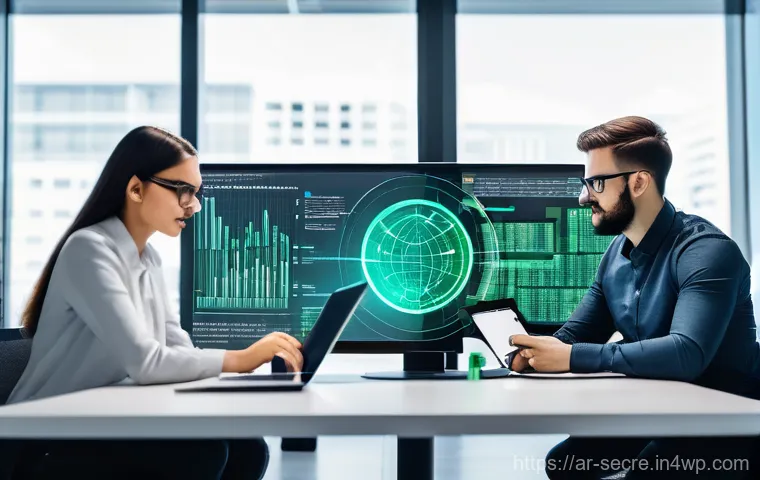 클라우드 보안 아키텍처의 비용 절감 방안 - **Cloud Security FinOps with AI and Automation**
A dynamic, futuristic image depicting a diverse... 클라우드 보안 아키텍처의 비용 절감 방안 - **Cloud Security FinOps with AI and Automation**
A dynamic, futuristic image depicting a diverse...